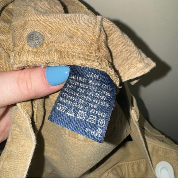 Women’s Unisex Vintage Lauren Ralph  Lauren Khaki Colour Skinny Jeans Size: 29 - Picture 10 of 16